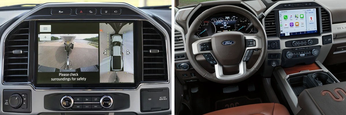 Ford Super Duty infotainment screen